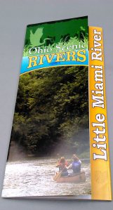 Map of Little Miami River in Ohio printed by Williams & Heintz Map Corp. for the Ohio DNR, won the Best of Category Award of Excellence for Folders and Brochures, Process